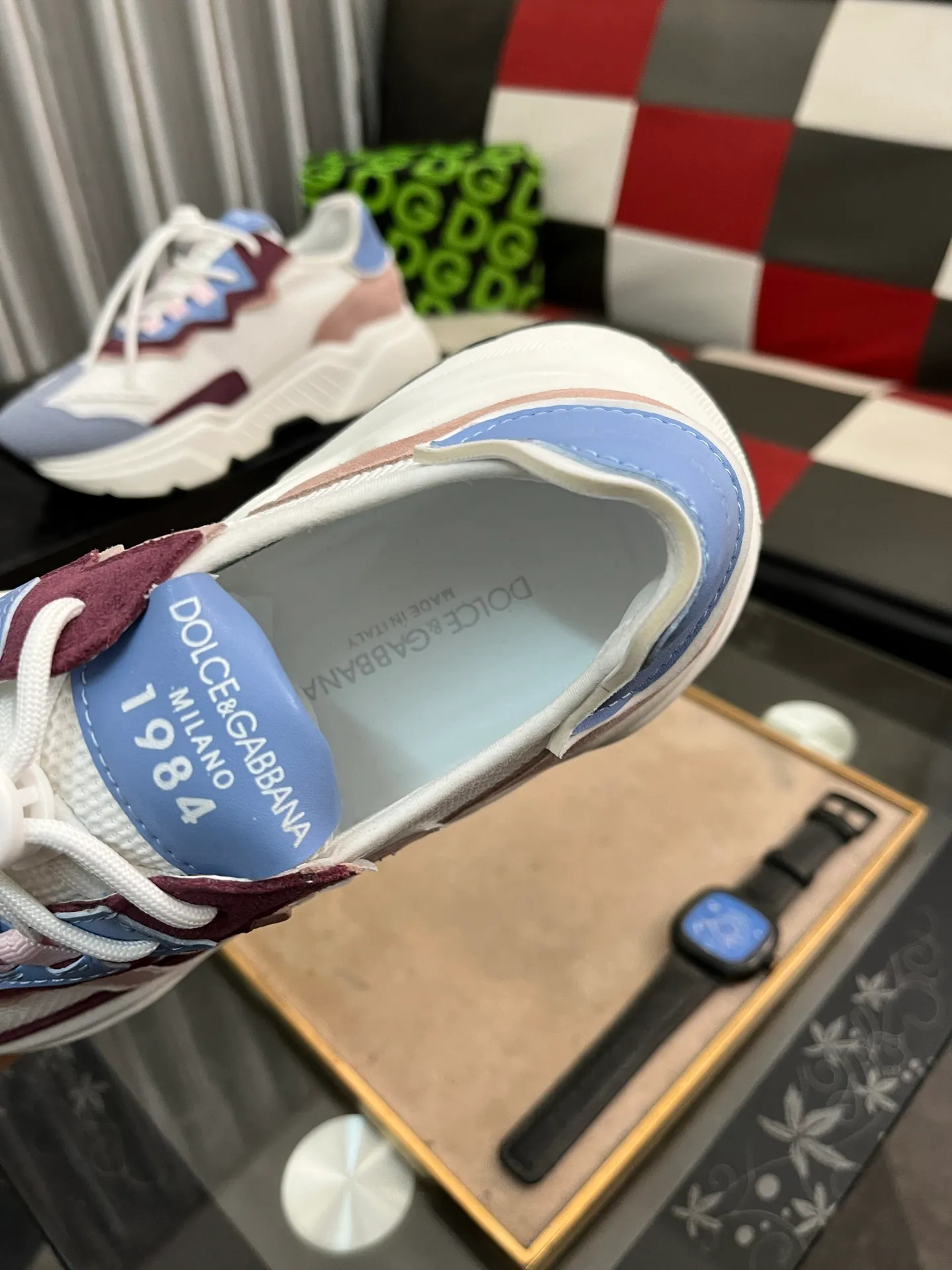 Men's shoes 💰480⌚️⌚️[DG] The latest official high-top casual, men's shoes original quality imported first-layer cowhide stitching ➕Yangli [Proud] In terms of materials and workmanship, it beats all versions on the market 💕The highest quality shipments. Real photos, imported fabrics highlight the unique charm of the brand 😘The shoelaces are also original custom-made 👻Classic lace-up shoes are very comfortable on the feet, size 35-46